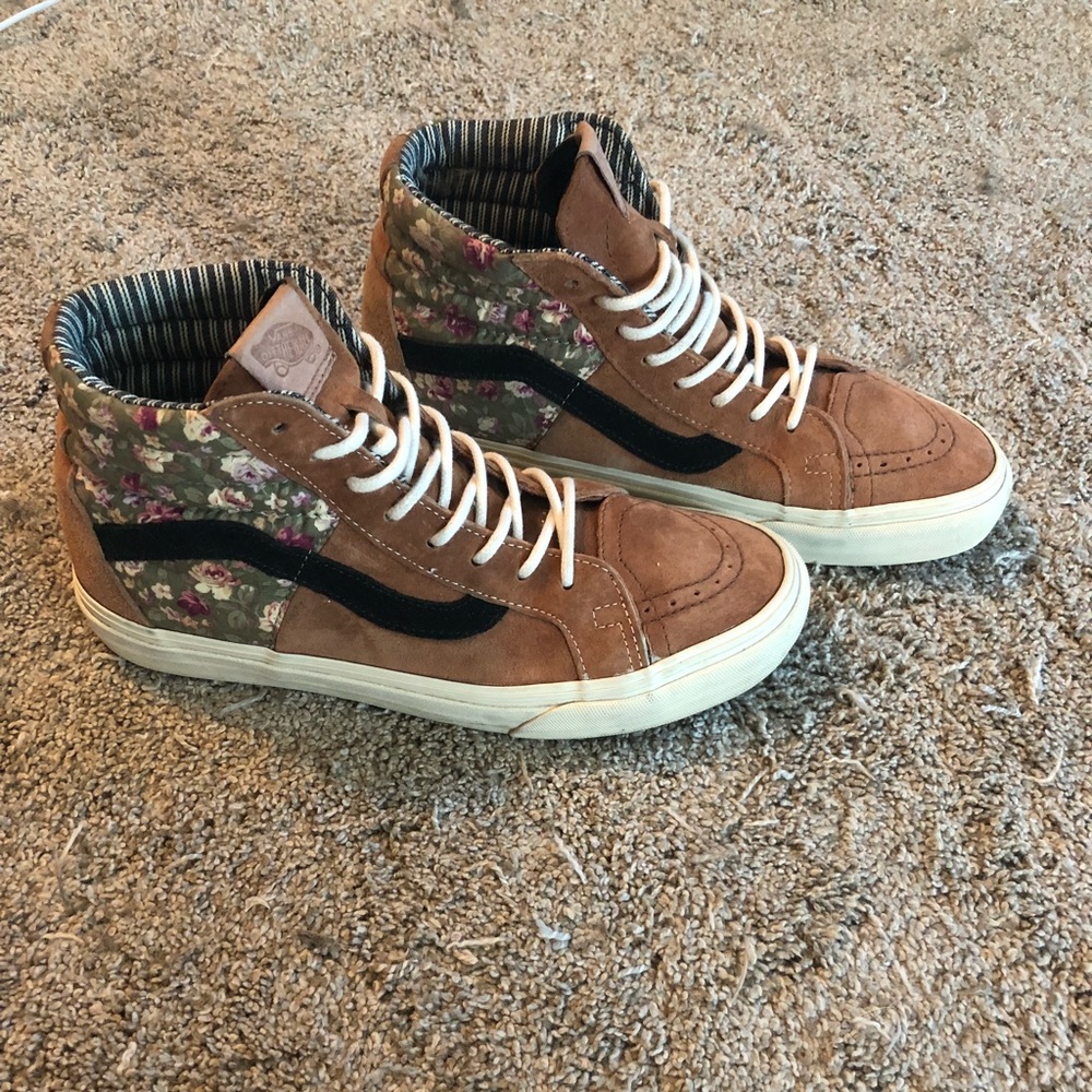 Floral California Edition Sk8 Hi Vans